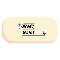 GOMME GALET BIC BLANCHE