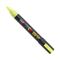 MARQUEUR JAUNE POSCA PC5M POINTE MOYENNE OGIVE