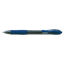 STYLO BILLE PILOT G-2 07 BLEU ENCRE GEL RETRACTABLE POINTE 0.7 MM