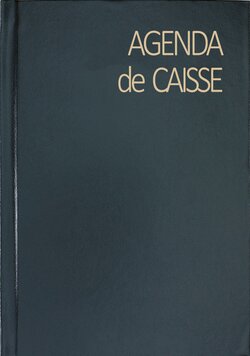 AGENDA DE CAISSE PERPET. 14x22