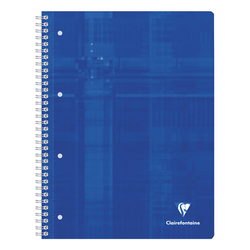 CAHIER RELIURE INTEGRALE CLAIREFONTAINE A4+ QUADRILLE 5X5MM 160 PAGES 90G