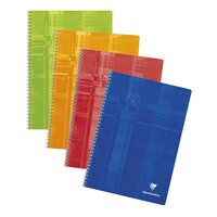 CAHIER RELIURE INTEGRALE CLAIREFONTAINE FORMAT 17X22CM QUADRILLE 5X5MM 100 PAGES 90G