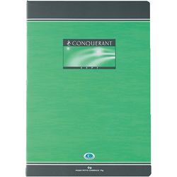CAHIER PIQURE CONQUERANT A4+ SEYES 96 PAGES 70G