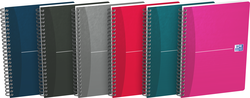 CAHIER RELIURE INTEGRALE OXFORD OFFICE ESSENTIALS A5 QUADRILLE 5X5MM 100 PAGES 90G