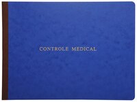 PIQURE CONTROLE MEDICAL 24X32CM HORIZONTAL 40 PAGES