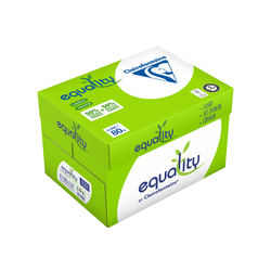 CARTON 5 RAMETTES 500 FEUILLES CLAIREFONTAINE EQUALITY HYBRID A3 80G BLANC