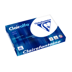 RAMETTE 500 FEUILLES CLAIREFONTAINE CLAIRALFA A3 90G BLANC 2895