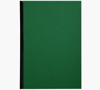 BOITE 100 COUVERTURES A4 EFFET GRAIN CUIR - VERT FONCE