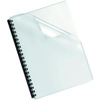 BOITE 100 COUVERTURES TRANSPARENTES  PLASTIQUE INCOLORE A4 300 MICRONS