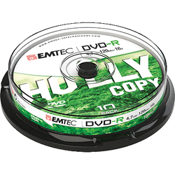 PACK 10 DVD-R 4.7GO 16X EMTEC REFERENCE ECOVR471016CB