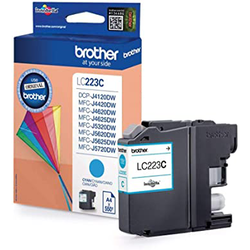 CARTOUCHES JET D'ENCRE BROTHER LC-223C Cyan