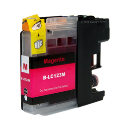 COMPATIBLES JET D'ENCRE BROTHER LC123 magenta