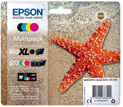 Epson 603XL Multipack de 4 cartouches originales C13T03A94010 603XL
