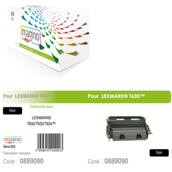 COMPATIBLES LASER MONOCHROME LEXMARK 12A7462 noir