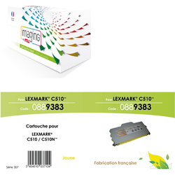 CART IMAGING P/LEXMARK C510     JAUNE TONER (6600C)