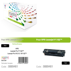 COMPATIBLES LASER MONOCHROME HP CE285A noir