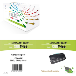 COMPATIBLES LASER MONOCHROME LEXMARK E360H11E noir