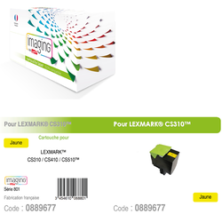 COMPATIBLES LASER MONOCHROME LEXMARK 70C2HY0 jaune