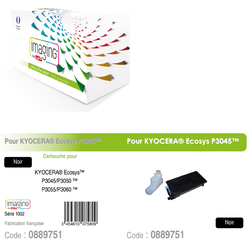 CART NOIR IMAGING P/KYOCERA     ECOSYS P3045/3050/3055(12500