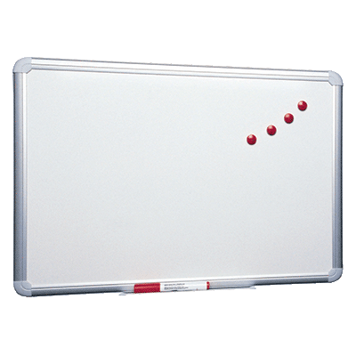 Tableau blanc magnétique émaillé 100x200cm : Chez Rentreediscount