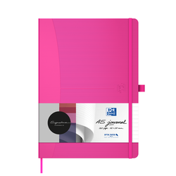 CARNET OFFICE BROCHURE OXFORD A5 160 PAGES 90G QUADRILLE 5X5 FUSHIA