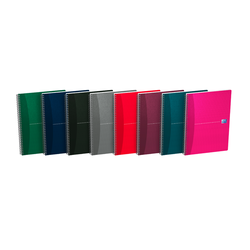 CAHIER OXFORD OFFICE ESSENTIALS RELIURE INTEGRALE 180 PAGES 5X5 A5 ASSORTIS