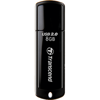 CLE USB 8GO USB 2.0 TRANSCEND JETFLASH 350 NOIR