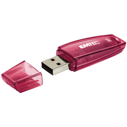 CLE USB 16GO EMTEC C410 COLOR MIX USB 2.0 ROUGE