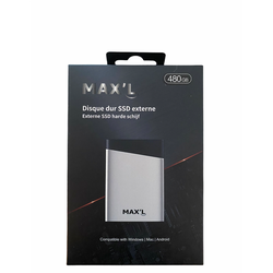 DISQUE DUR EXTERNE SSD MAX'L 480 GO