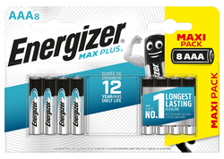 BLISTER 8 PILES MAX PLUS LR3 AAA ENERGIZER