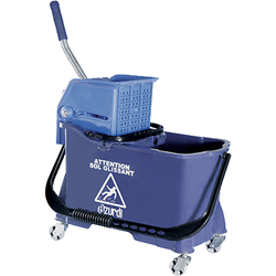 CHARIOT DOUBLE-BUCKET AVEC PRESSE LATERALE