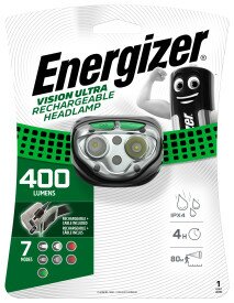 LAMPE FRONTALE ENERGIZER ULTRA HD RECHARGEABLE 400